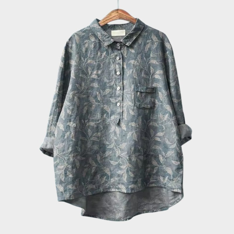 Lena | Premium Bluse mit Spitzenverarbeitung