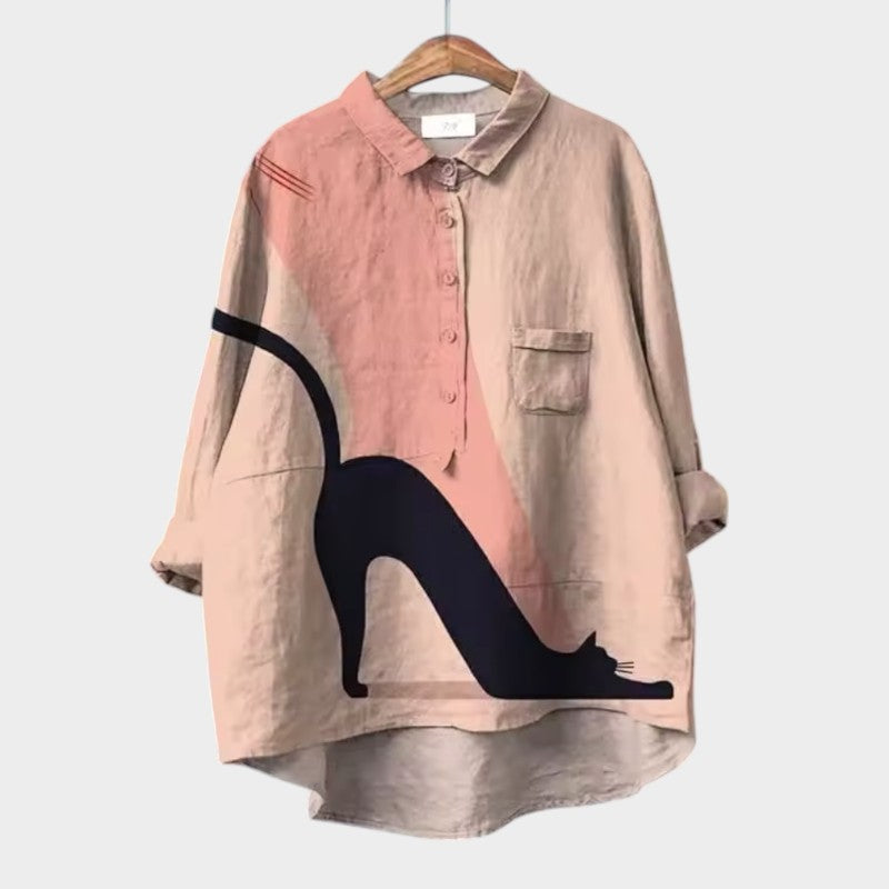 Josefine | Bluse Handgemacht mit Spitze