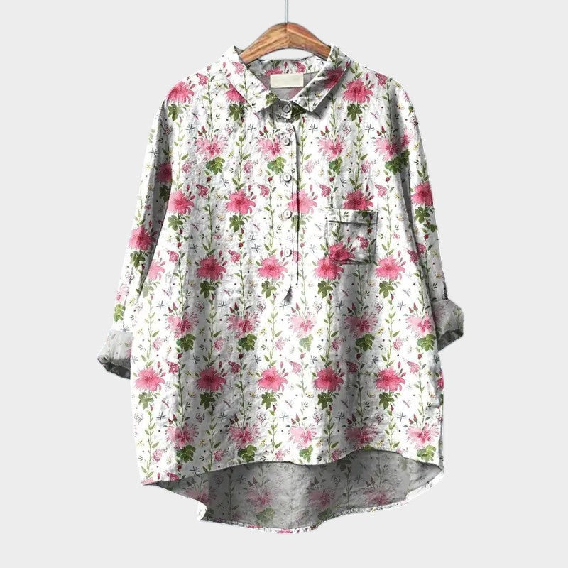 Marieke | Premium Bluse mit Blumenmustern