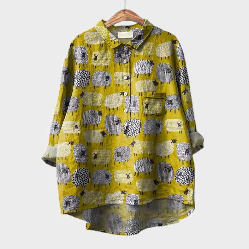Gunna | Premium Bluse mit Spitzenverarbeitung