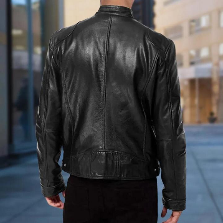BERNHARDIN I BIKER-LEDERJACKE