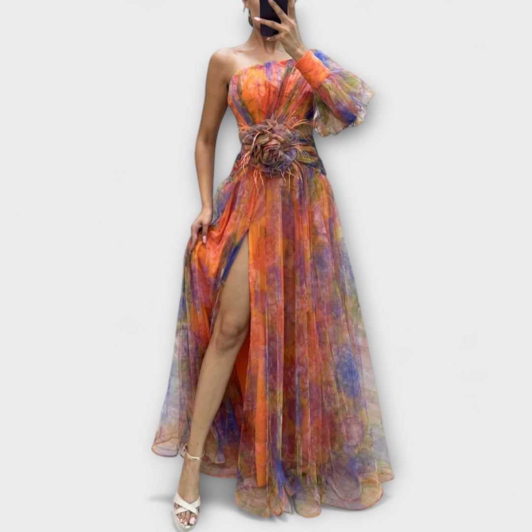 Cecilia - Elegantes Split-Kleid