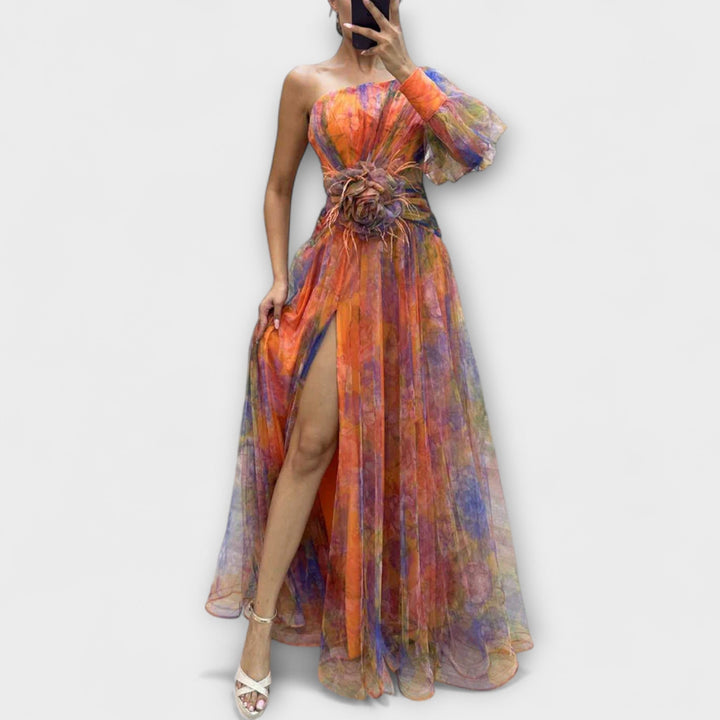 Cecilia - Elegantes Split-Kleid