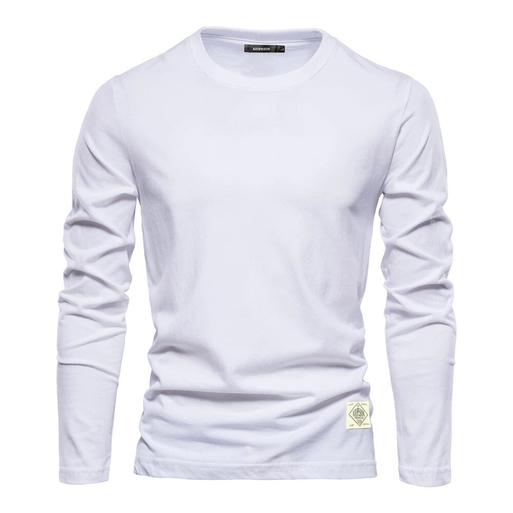 CLAUDIUS I LÄSSIGES LANGARM-T-SHIRT