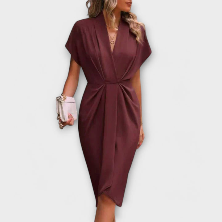 Serena - Midi-Wickelkleid