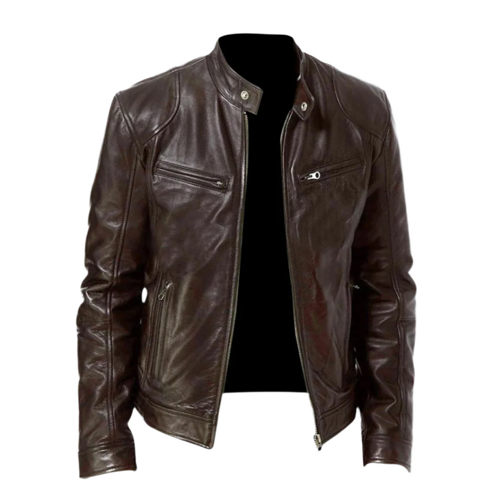 BERNHARDIN I BIKER-LEDERJACKE