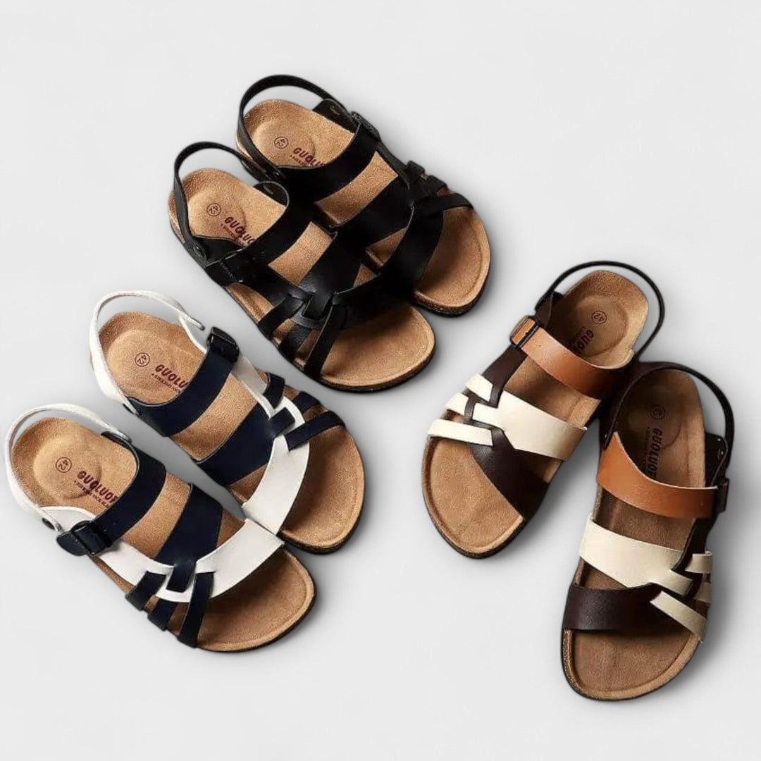 Christina - Leder Sandalen