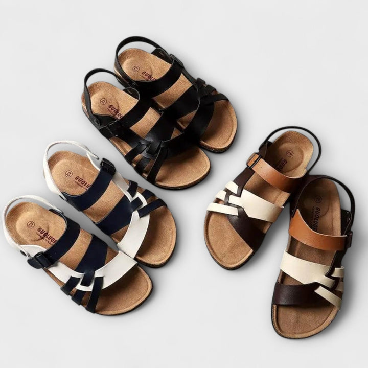 Christina - Leder Sandalen