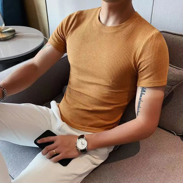 MEINOLF I LEICHTES STRICK-T-SHIRT