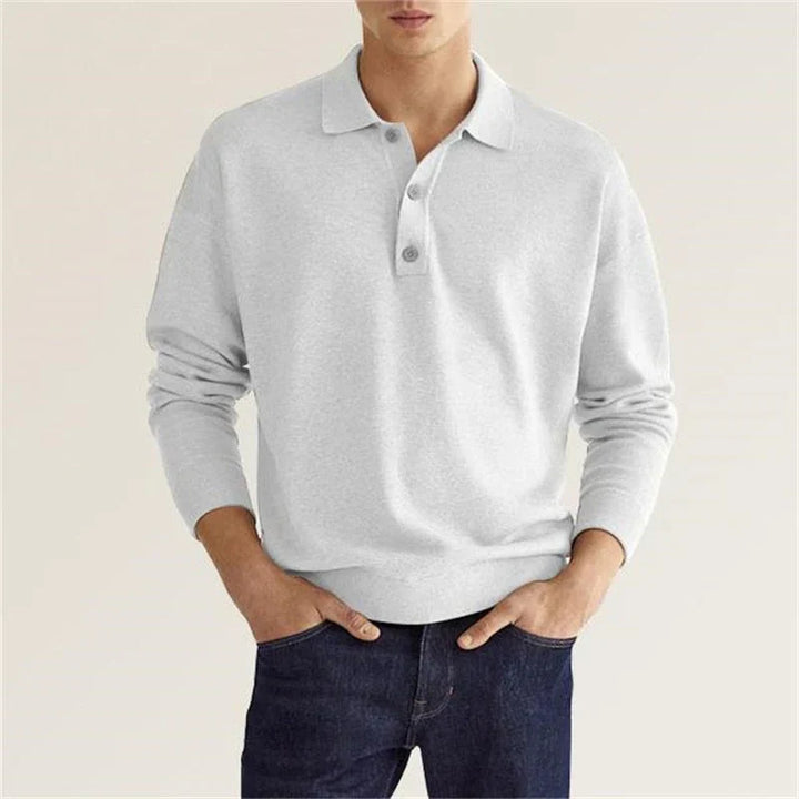 DIMITRI I LANGARM POLOSHIRT