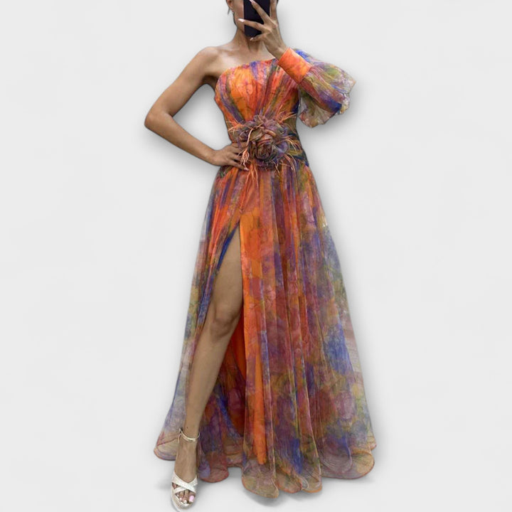 Cecilia - Elegantes Split-Kleid