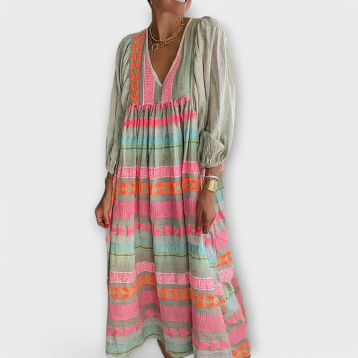 Hermine Vibrant Lose Kleid